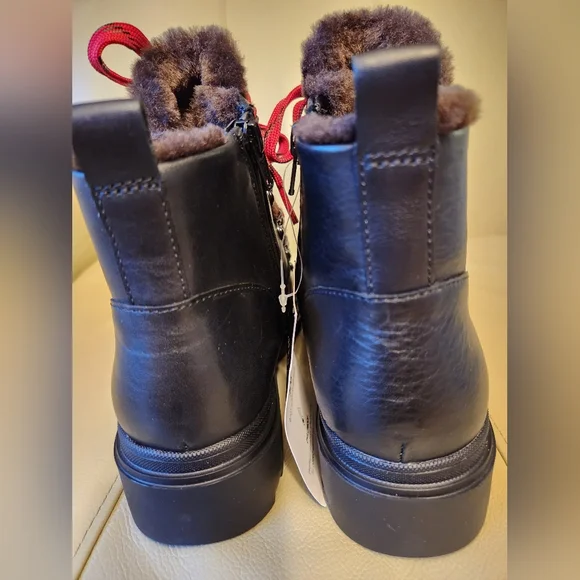 Naturalizer Julian Waterproof/Chillproof Boots - Black Leather Upper - Size 7.5 - Picture 2 of 7